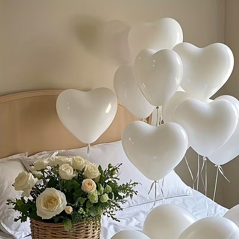 Ins Heart-Shaped Latex Balloons for Birthday Decoration, Engagement, Floating, Proposal, Confession, Photography, Wedding Photo Decoration