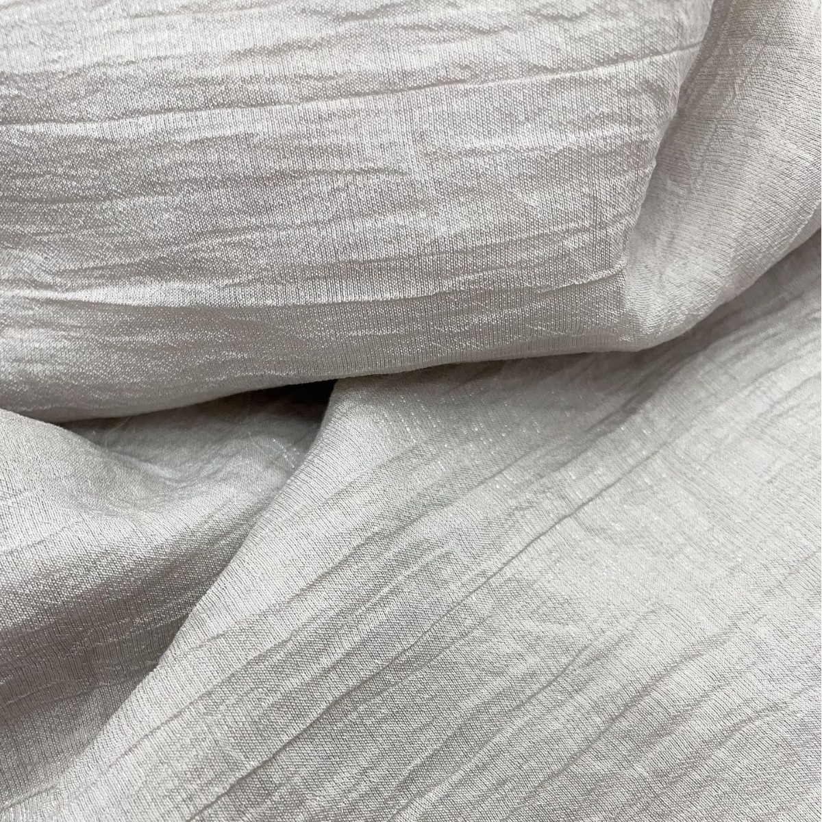 闪光天丝皱面料 网红Ins连衣裙衬衫布料 春夏古装汉服面料