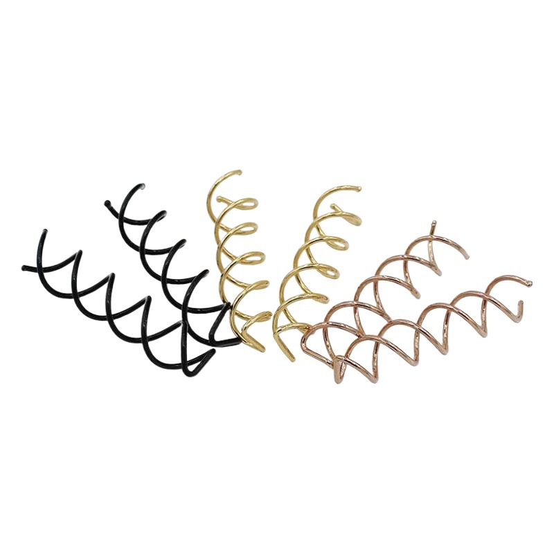 DIY hairdressing tool ball head invisible spiral clip hair bract coil Rod metal round head Factory Outlet