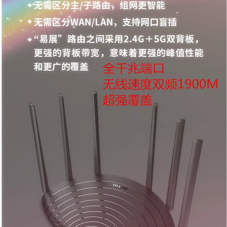 TP‑Link WDR7666 гигабитный маршрутизатор Easy Exhibition Edition, двухдиапазонный 1900M, 5G, высокомощный для мобильной связи и операторов