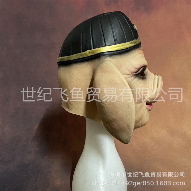 Cerdo ocho anillo máscara viaje al oeste rendimiento traje accesorios látex adulto cara completa cabeza cubierta TikTok mismo estilo cabeza de cerdo cubierta de la cabeza