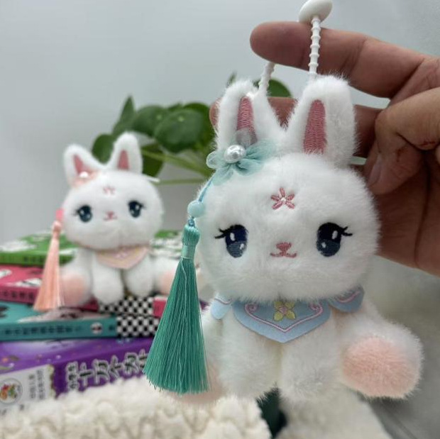 樱花唐装兔 / 精品4寸多颜色的随机发[单款20起批】