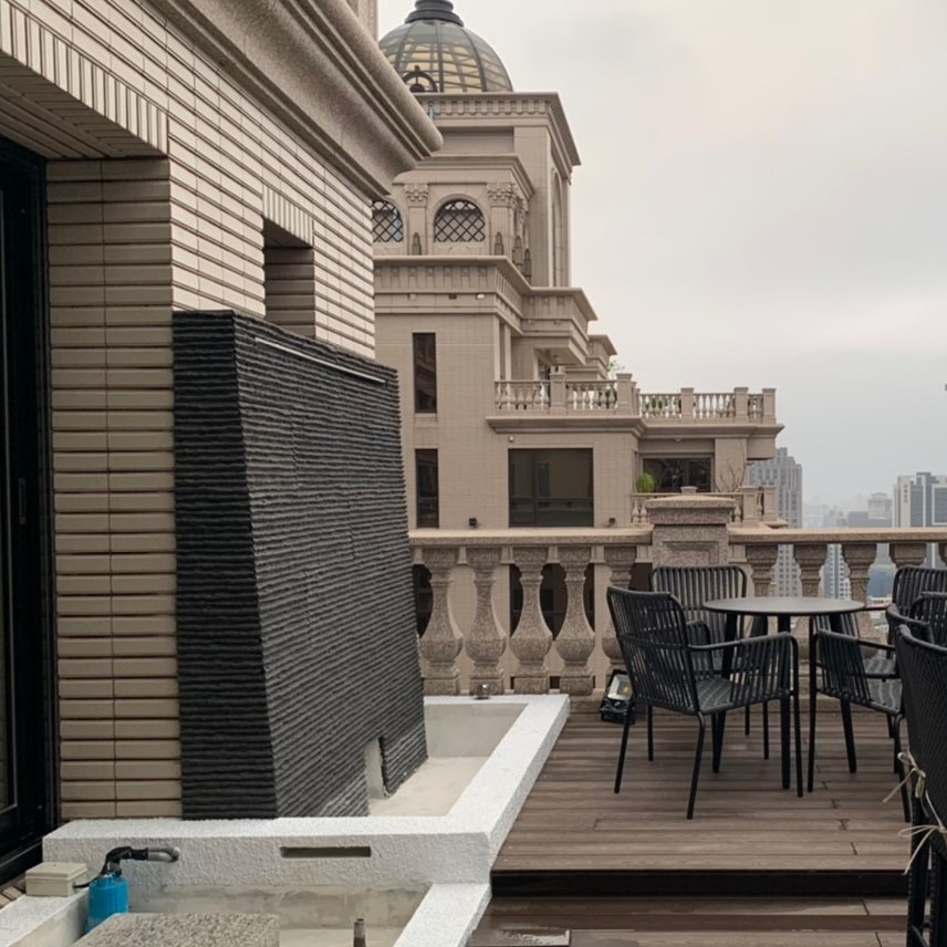 PU agua piedra teja tablero de cemento tablero rayado cortina de agua pared de fondo decoración de patio ladrillo al aire libre pu vetas fabricante de piedra