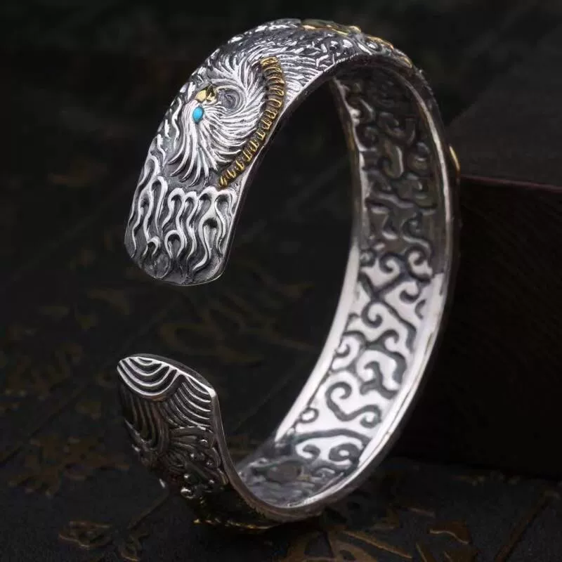 Ретро nación, Сюаньин Четыре Слон bracelets владетельный Зеленый дракон Белый тигр Сюцзю персонализированный атмосферный браслет