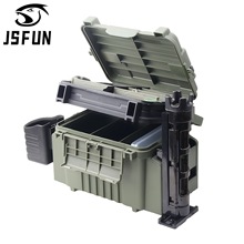 路亚箱钓箱路亚鱼箱收纳箱海钓矶钓可坐加固加厚大容量多层