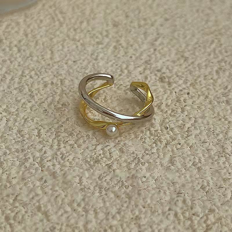 Geometric Pattern 925 Sterling Silver Geometric Open Rings 925 Sterling Silver Rings