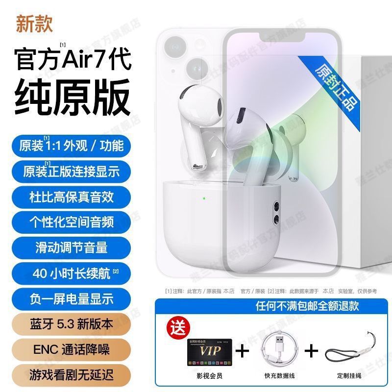 工場直発華強北7世代bluetoothイヤホン無線ノイズ低減半入耳7世代6世代pro bluetoothイヤホン|undefined