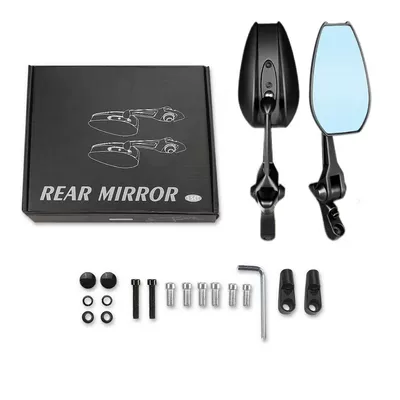 Universal Rearview Mirror for Electric Motorcycle rearview mirror - aos4-rearview-mirror-blue-convex-mirror