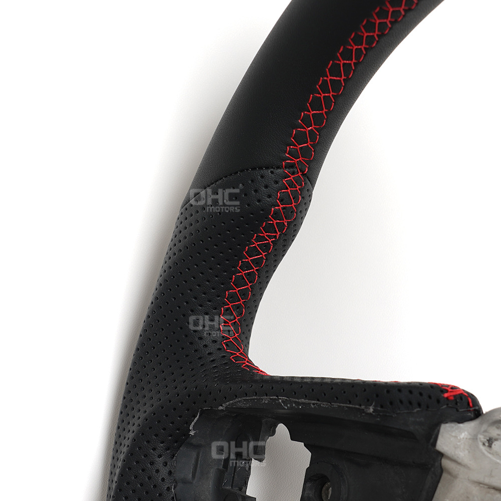 Cross-Border Hot-Selling Product Suitable for 18-23 Models of Jeep Wrangler Jl Full Leather Car Steering Wheel Modification