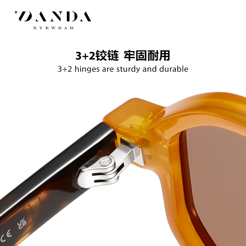 Nuevas gafas de sol de hoja S31119 Gafas de sol polarizadas de doble viga retro de moda Gafas de sol de protección solar para conducción al aire libre