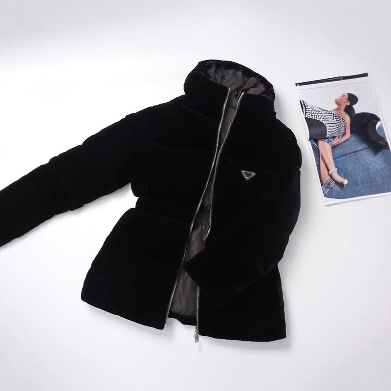 Pre-Sale Gorgeous Retro Black White Duck down Ant Waist down Jacket Stylish Simple Hooded Style Pre-Sale Gorgeous Retro Black White Duck down Ant Waist down Jacket Stylish Simple Hooded Style