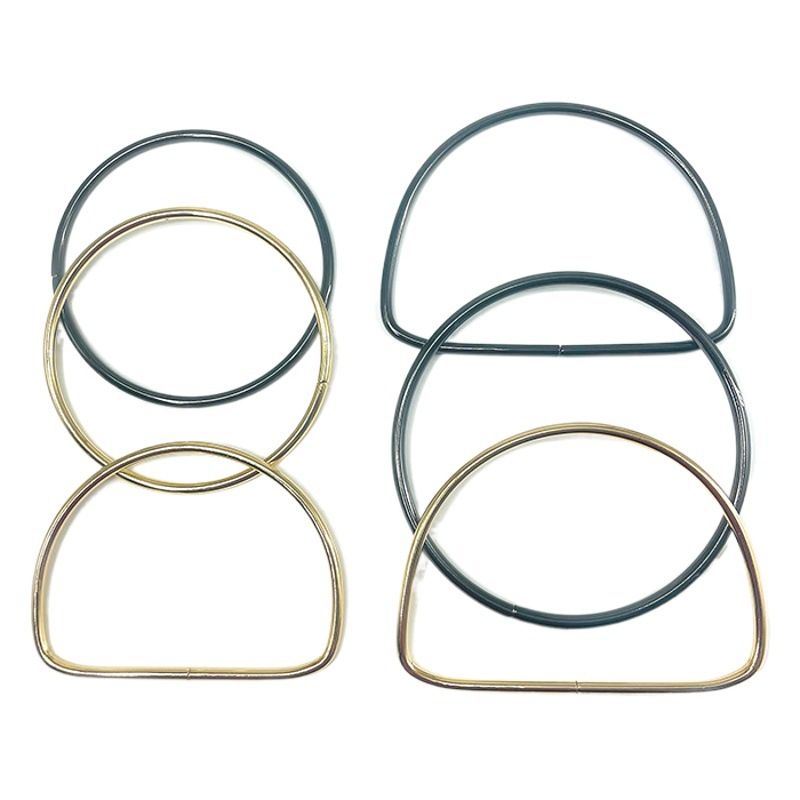 in stock wholesale luggage summer metal ring D-ring hand-held bag handle hardware accessories handle