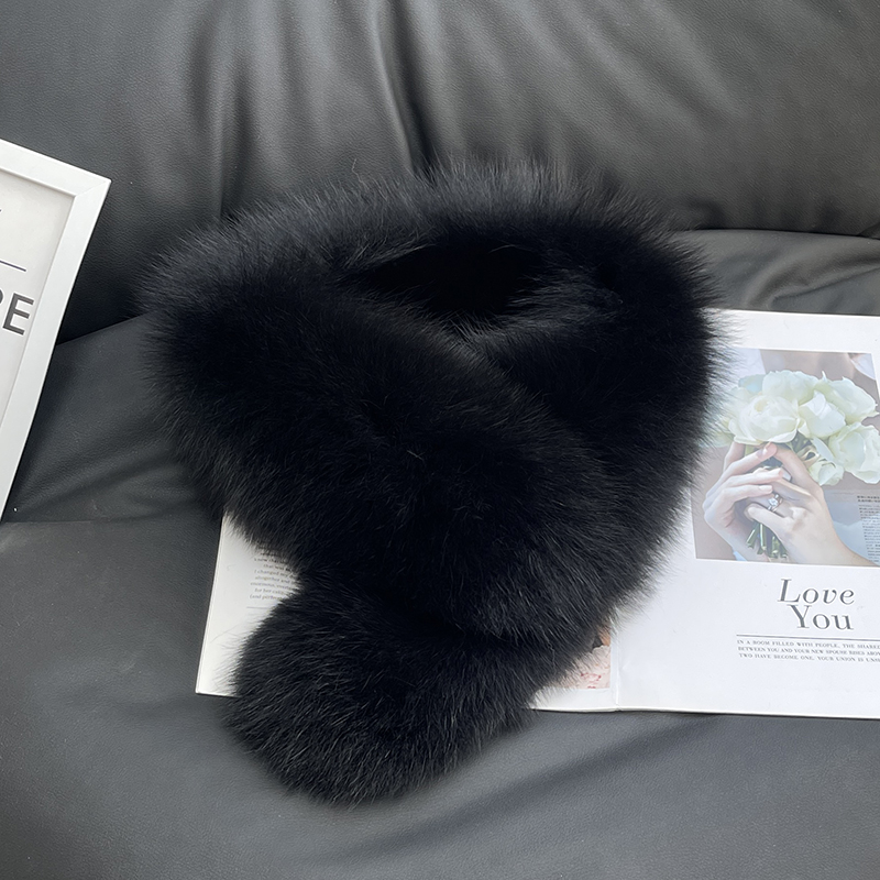 Black (clip style double-sided hair)