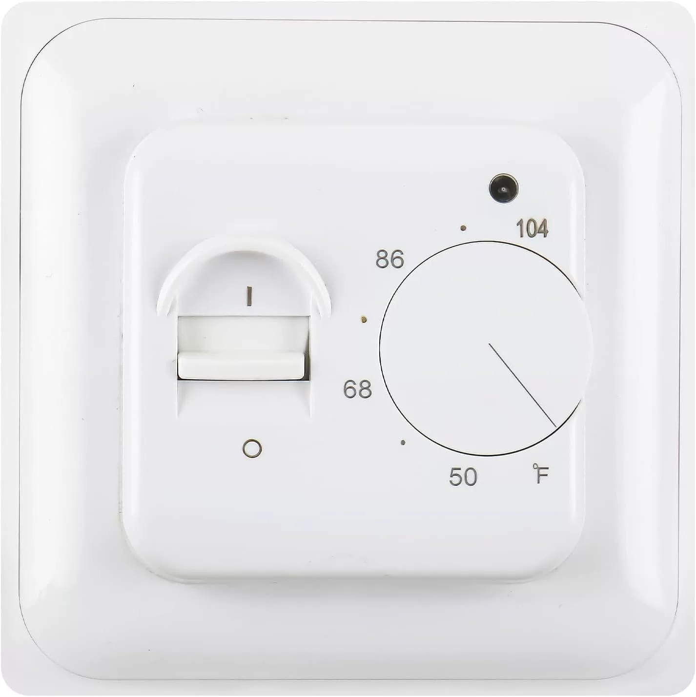 Baomain домашний непрограммируемый термостат, Фаренгейт, излучение температуры нагрева пола ручной контроллер