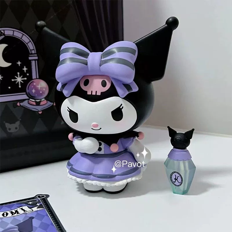 Санлоу Kuromi Lucky Series Blind Basic Blind Cross Playing Handmade Girl Birthday Gifts Car Swiping