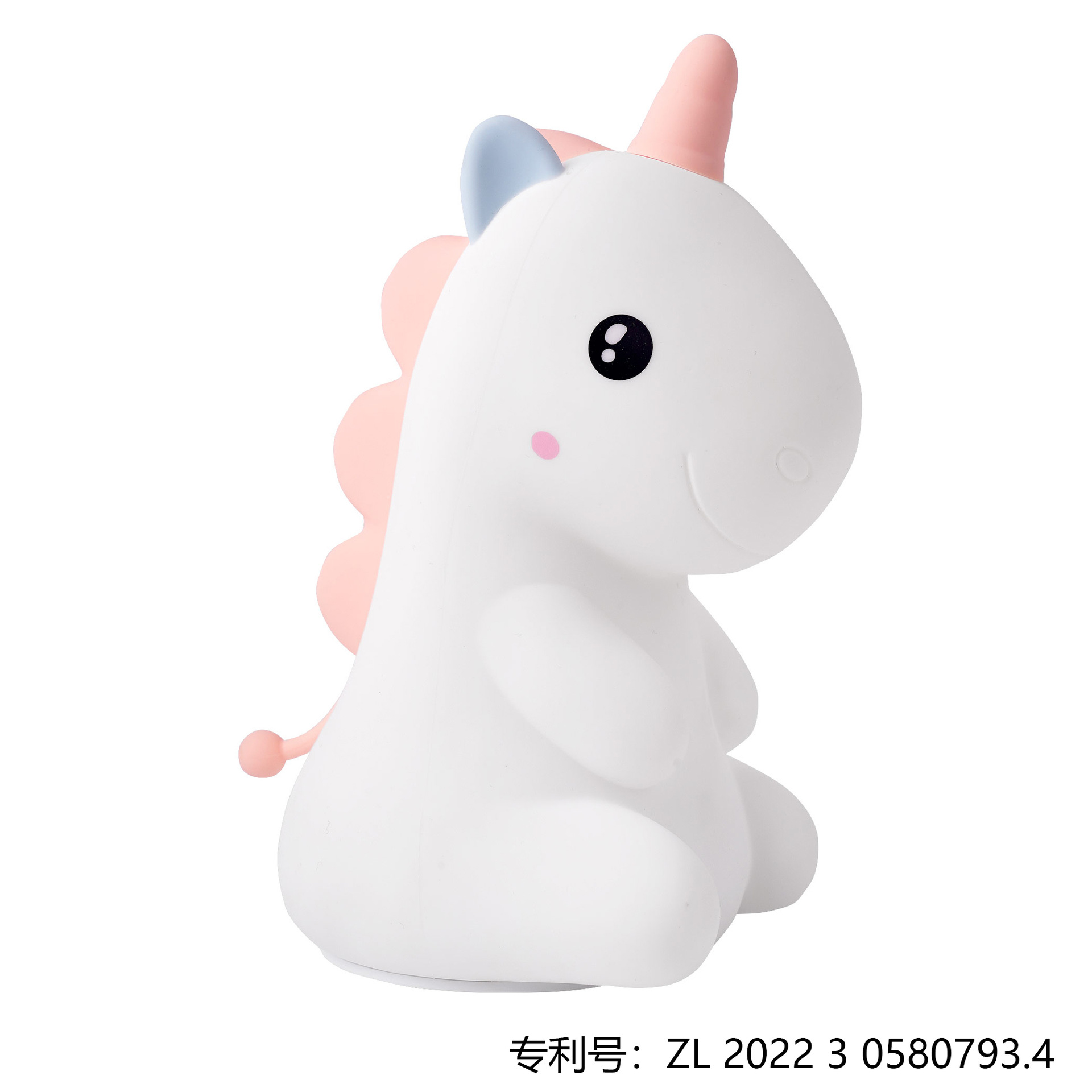 Bebé transfronterizo unicornio pequeña luz de noche juguete luz de silicona lámpara de cabecera ideas brillantes regalos regalos de cumpleaños