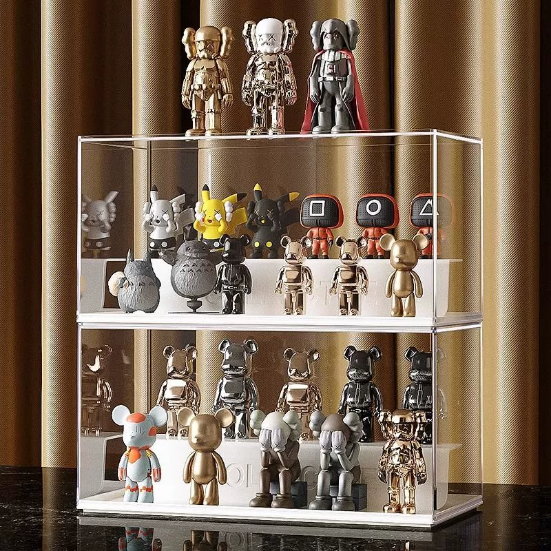 Lego, система хранения, подставка для минифигурок, акриловый конструктор