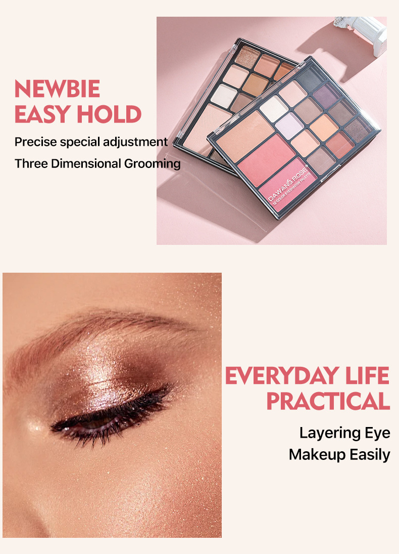 Beauty Earth Tone Eyeshadow Palette Multi Purpose Makeup Aegyo Sal Cosmetics_voghion.com