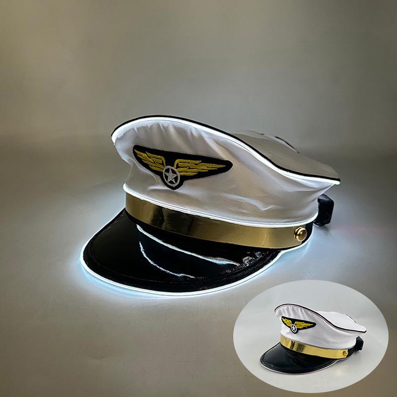 Sombrero de Vaquero LED para Fiestas de Algodón para Eventos y Escenario
