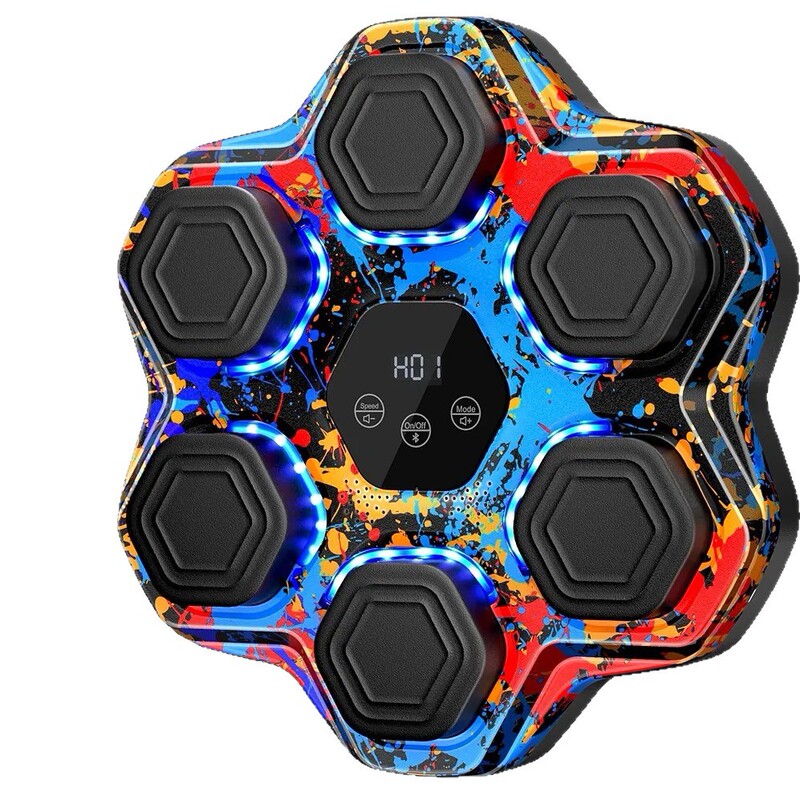 音楽ボクシングマシン知能bluetoothボクシング壁ターゲット壁掛け型児童成人ボクシング訓練器家庭用フィットネス器|undefined