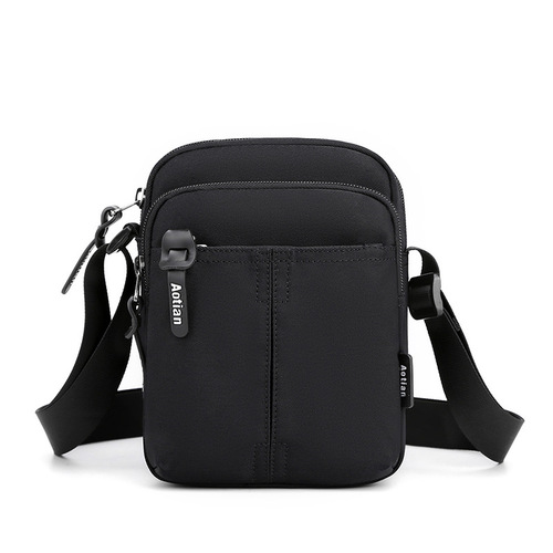 New Men's Small Bag Mini Shoulder Crossbody Casual Outdoor Trendy Bag Couple's Small Crossbody Bag Vertical Model 98904#