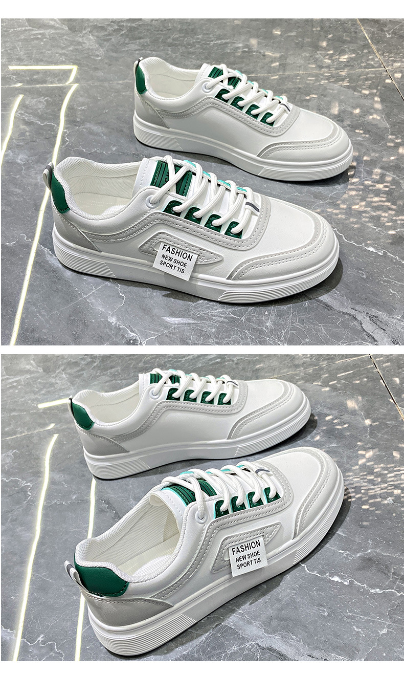 Instagram petites chaussures blanches pour étudiantes, édition coréenne, mode féminine, fond plat, respirantes et fines, décontractées, nouvelle collection printemps 2024_voghion.com