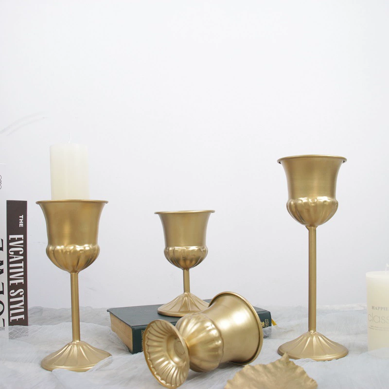 Европейский стиль ретро-кованого высокого цветочного горшка цветочный художественный салон с сухим цветочным металлом