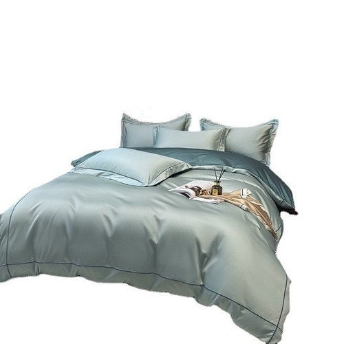 Xinjiang 160-count Long Staple Cotton Quilt Set Full Cotton 100% Pure Cotton Pillowcase Silk Smooth Bare Sleep Damask Bed Sheet Bedding Set