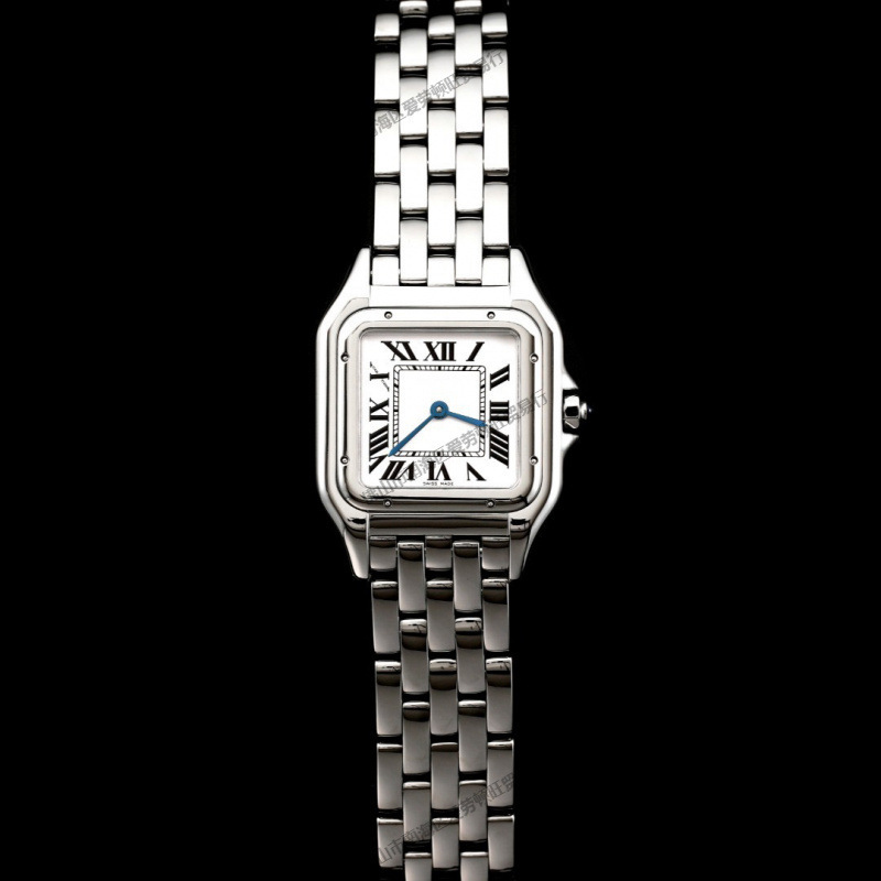 Factory Direct Sales Kajia Cheetah Series Quartz Women's Watch Retro Tank Santos Square Waterproof Watch Retro Style