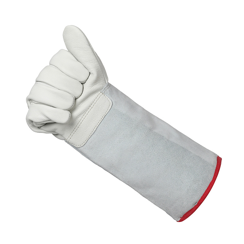 Guante anticongelante extintor de dióxido de carbono resistente a bajas temperaturas con veludo antifría y protección especial contra incendios de nitrógeno líquido hielo seco