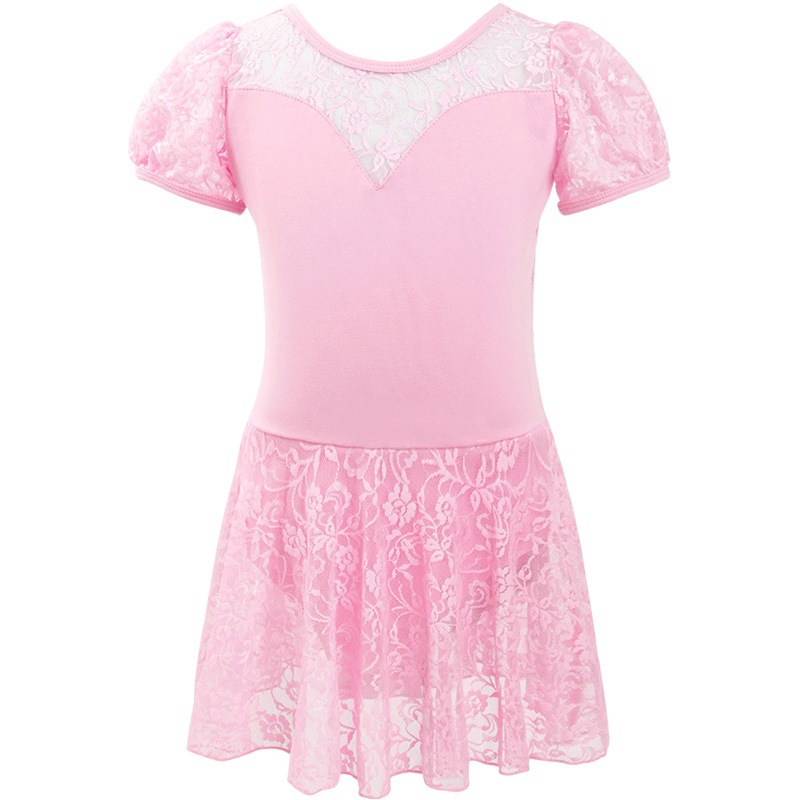 Ropa de baile para niños ropa de práctica para Niñas Ropa de Ballet de verano de manga corta ropa de baile para niños ropa de rendimiento para niños