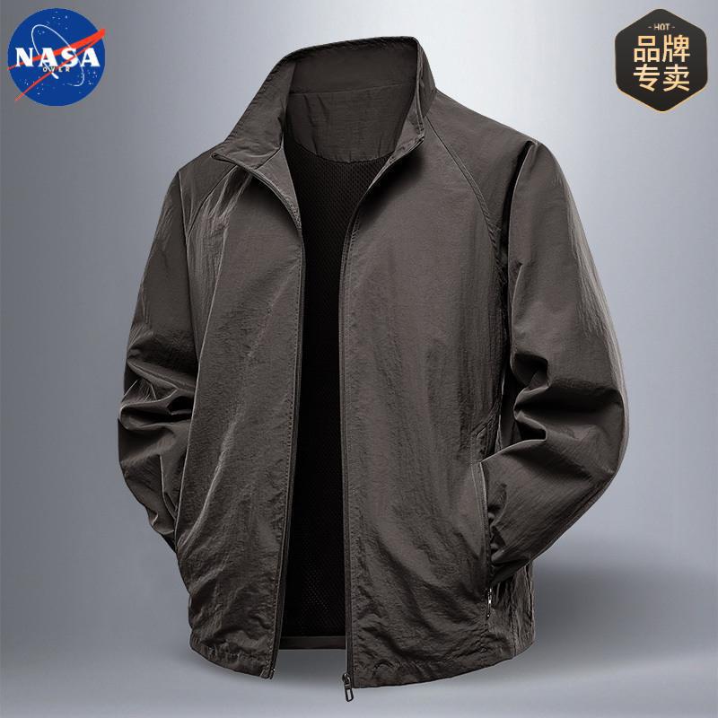 NASA品牌防风工装夹克男士2025年新款春秋季宽松休闲男装外套上衣|undefined