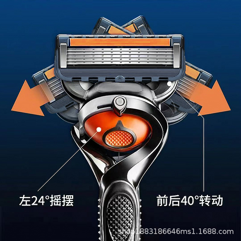 Men's black sharp durable razor