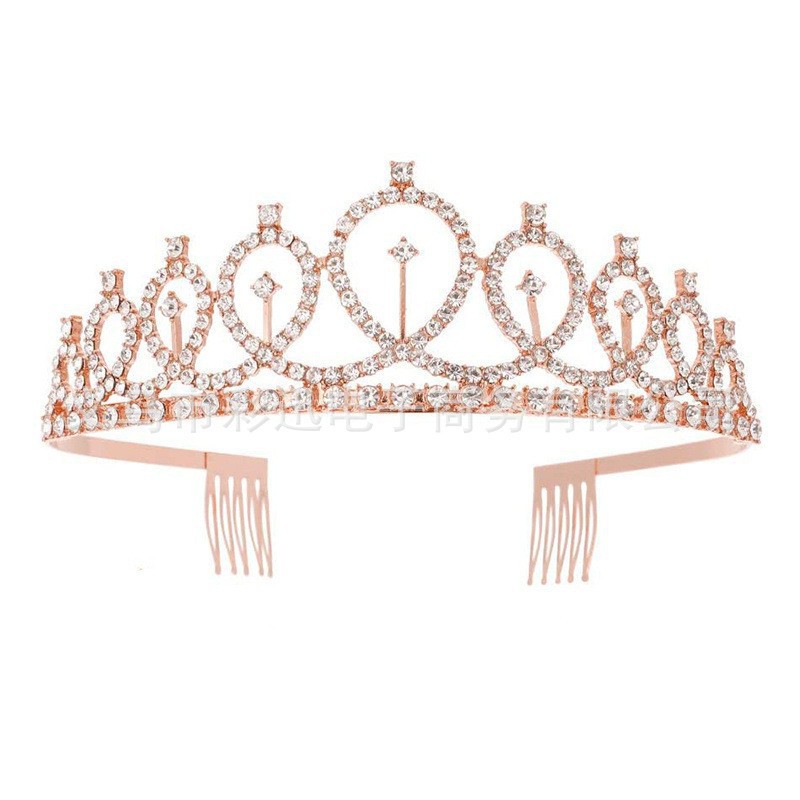 Corona de oro rosa