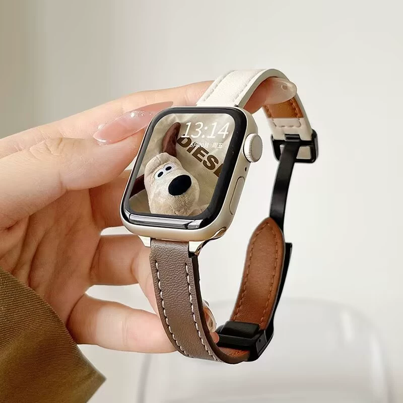 Ремешок для Apple S10/9/8/7/6 iWATCH5/4/3/2/SE, дерматологический INS магнитный пряжечный браслет
