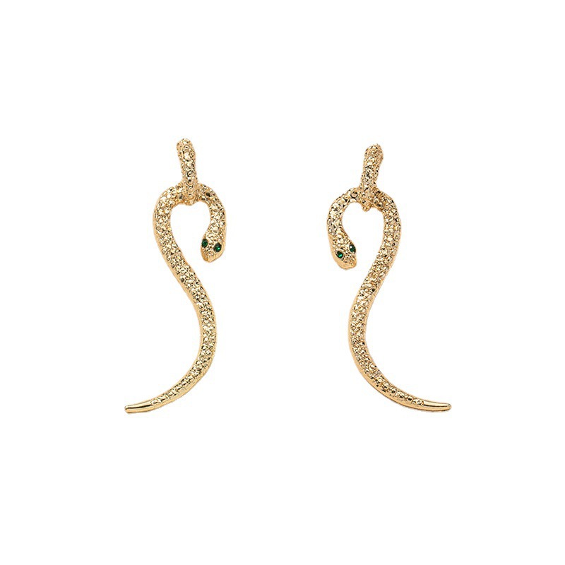 Fashion Snake-shaped Alloy Earrings display picture 1