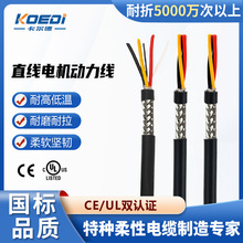 直銷TRVVP直線電機動力電纜 超高柔性改良PUR護套直線電機動力線