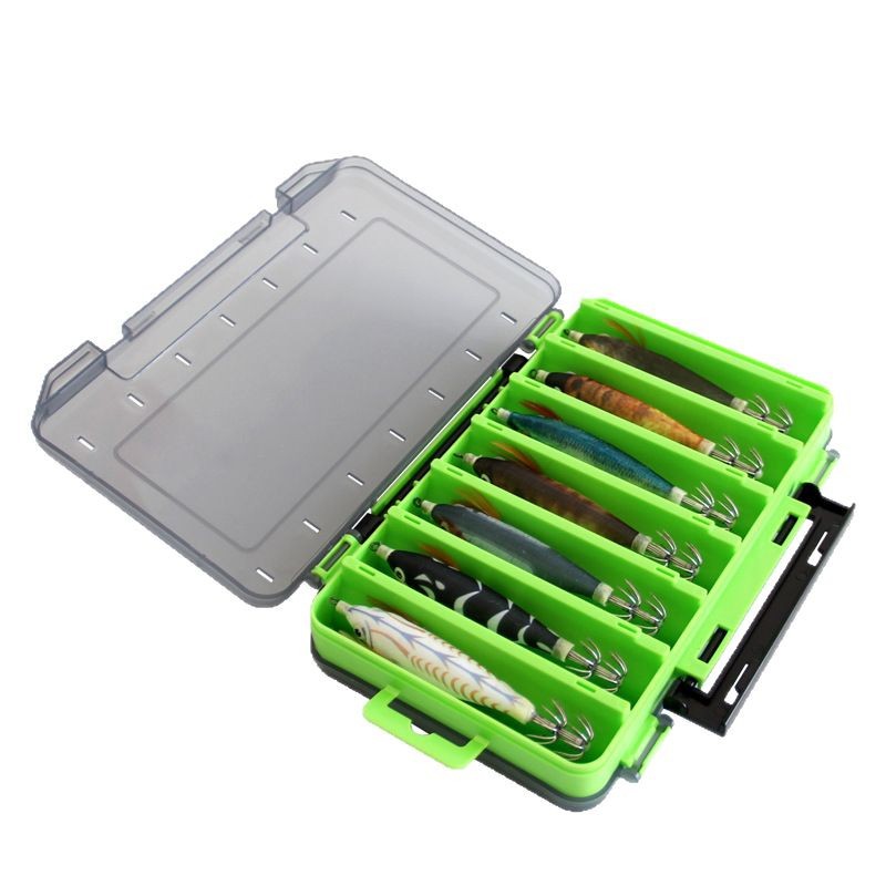 Ailuya 1017 Verde-traje de camarón de madera cebo de calamar cebo de Pesca de Mar camarón de madera método de pesca