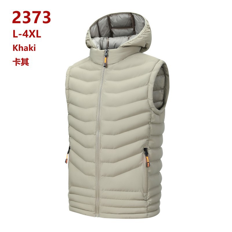 Costilas transfronterizas chaleco de algodón hombre otoño invierno chaqueta cálida de terciopelo sin mangas palpitación de algodón clip comercio exterior al por mayor