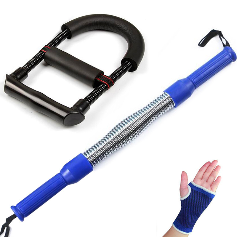 家庭用フィットネス器具腕力器スプリングラリー器代発腕力棒胸保護器健腹輪|undefined