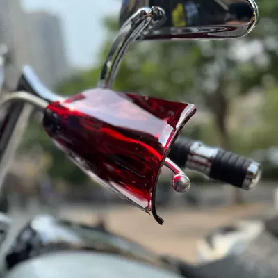 Sportster Fat Boy Fat — Motorcycle front windshield