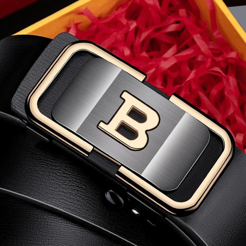 Cinturón automático para hombre moda juvenil casual y negocios sin dientes