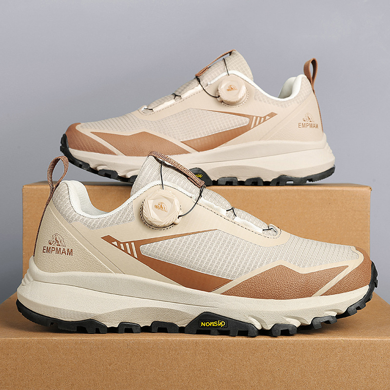 Spot Jinjiang zapatos de carreras al aire libre zapatos casuales anti-droppers zapatos de carreras de campo a prueba de agua tendencia de cuatro temporadas