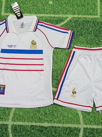 レトロサッカーユニフォーム半袖子供服スーツバルセロナレアルマドリードジャージインテルナツィオーネ代表チームブラジルアルゼンチンベビー服|undefined