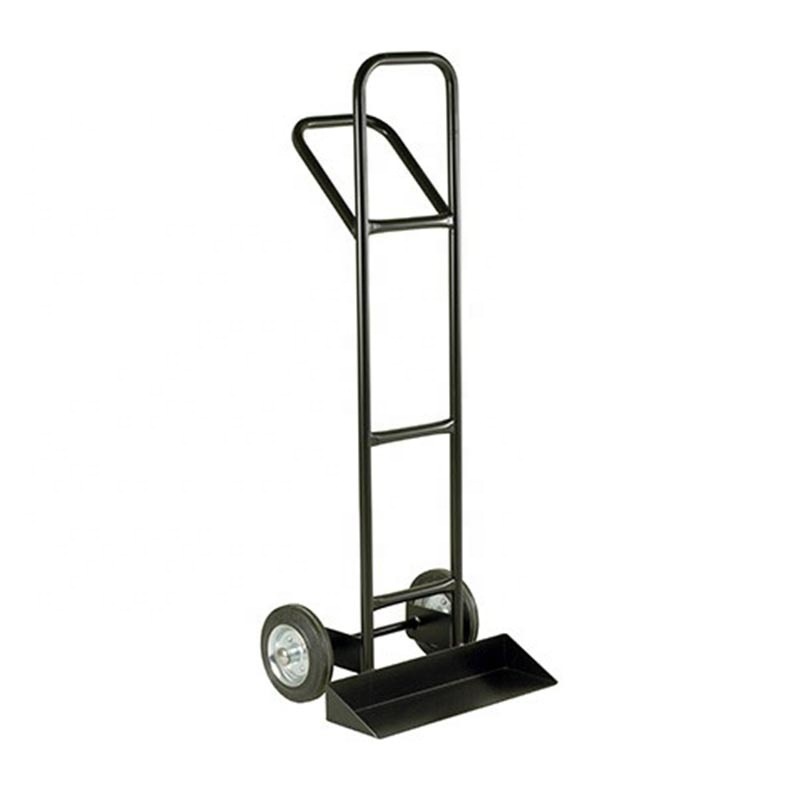 角铁单层金属老虎车工地拉货用双轮小推车仓库搬运用两轮货仓车子