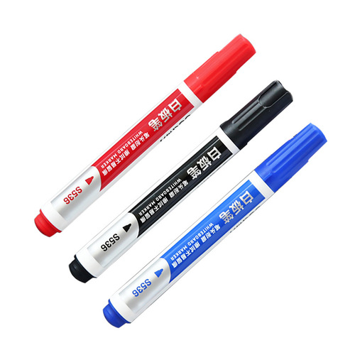 Reliable blackboard pen, black water-based erasable children's durable colorful chalkboard marker, writing pad, writing pen