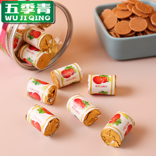 Canned original hawthorn sticks, sweet and sour appetizer, mulberries, hawthorn sticks, sandwich hawthorn slices, new year's gift snacks wholesale