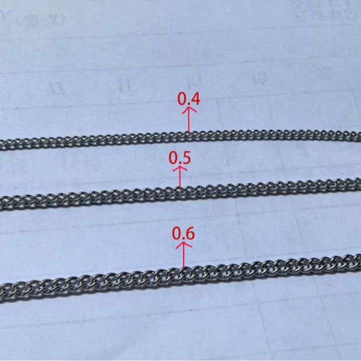 Factory in-stock supply Semi-finished side-body chain necklace DIY handmade craft hanging chain wholesale accessories