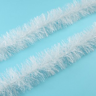 Christmas milky white dots snowflake wool strip color strip atmosphere decoration color strip flower strip wedding party flower