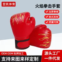Flame боксерские перчатки боксерское Защитное снаряжение Бесплатные боевые тренировки боевые дышащие мешки с песком Перчатки Sanda Boxing
